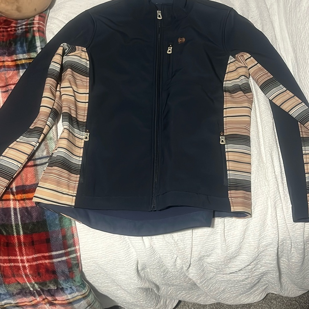 Striped Black and Tan Jacket